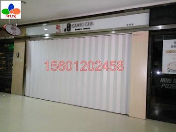 PVC折叠门 商铺折叠门 厨房折叠门生产厂家