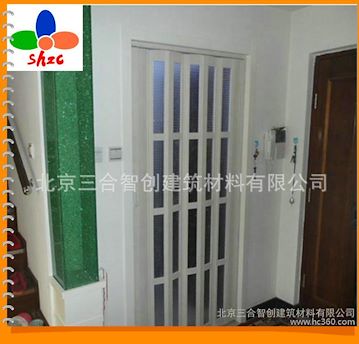 北京环保无毒折叠门pvc塑料