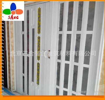 PVC折叠门，会议室折叠隔断门